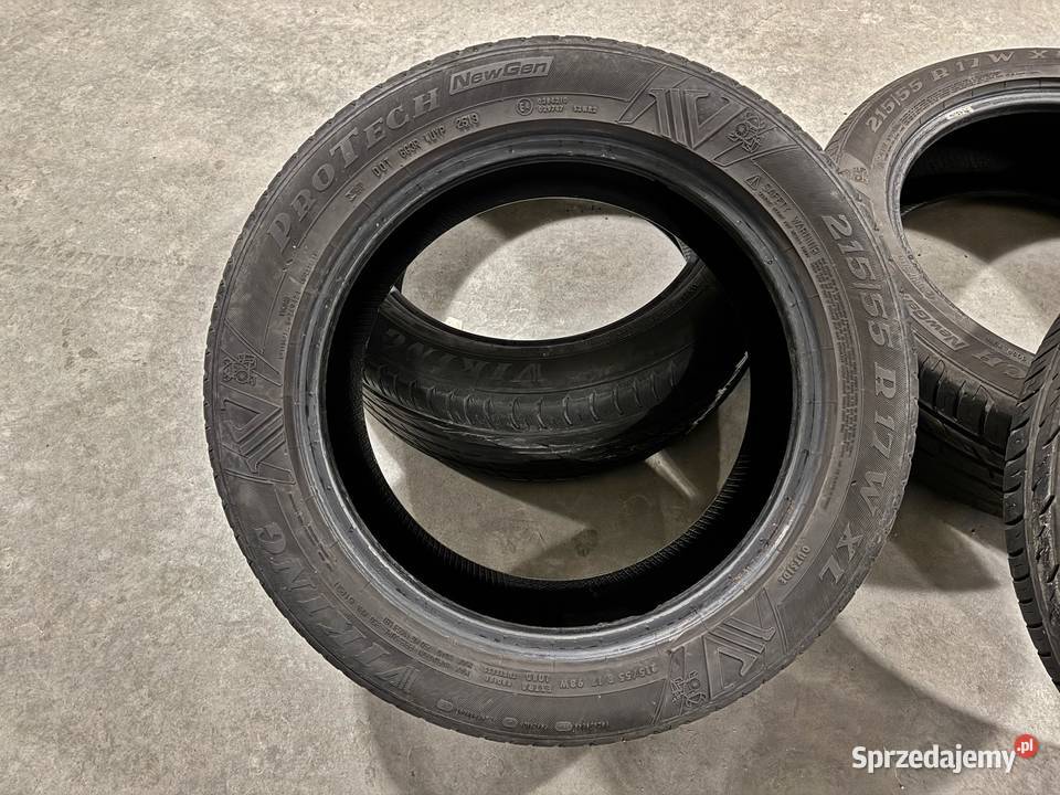 Opony letnie 21555R17 W XL 5 mm kpl 4 sztuki