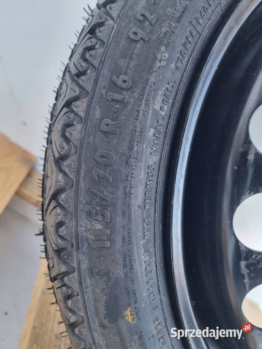 KOŁO DOJAZDOWE dojazdówka 11570 R16 5x110