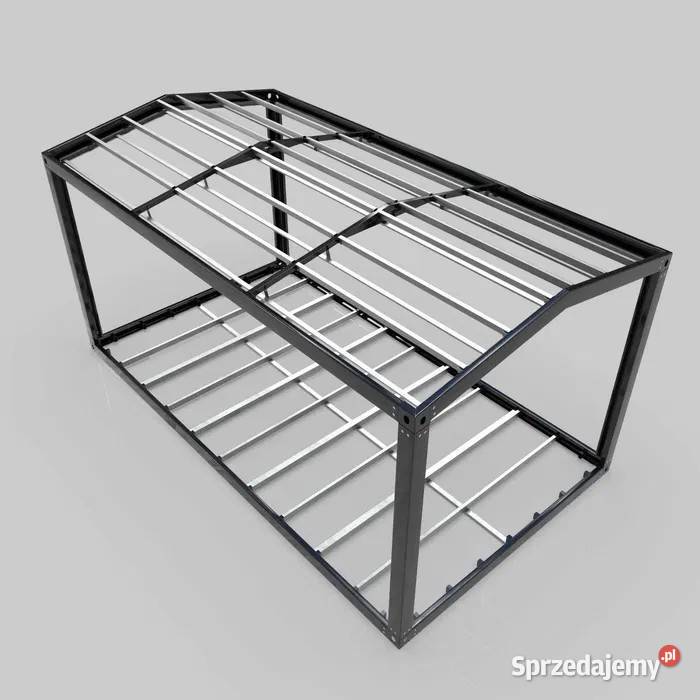 Konstrukcja stalowa domekgarażtaras Łódź