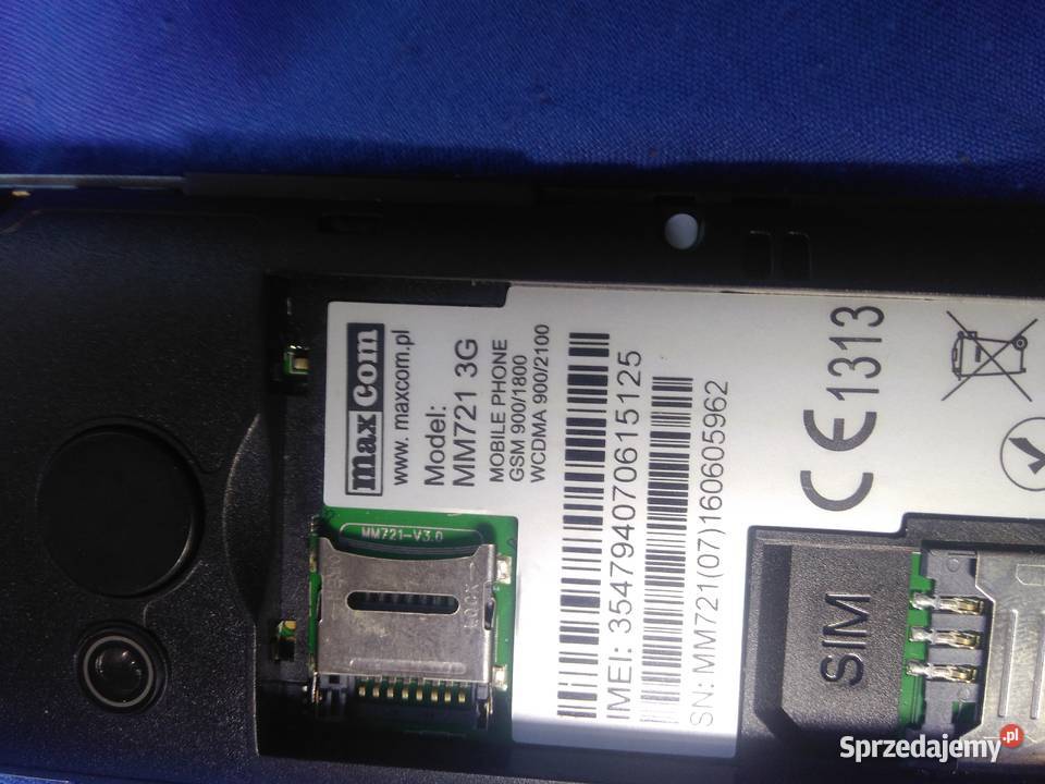 maxcom mm721 3g 721 telefon świętokrzyskie Sandomierz sprzedam