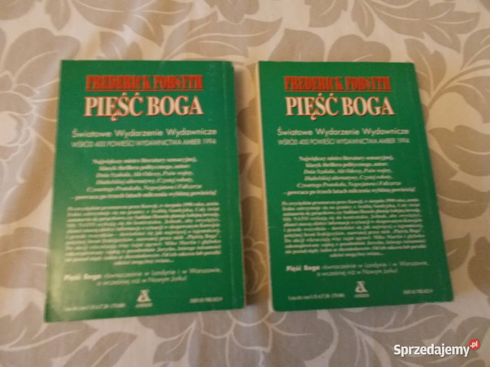 Frederick Forsyth Pięść Boga tom 1 i 2 Głubczyce