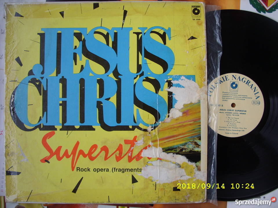 JESUS CHRRISTSUPERSTAR ROCK OPERA LPwinyl Płyty i kasety dolnośląskie Wołów