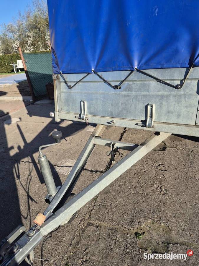 Przyczepka lekka Boro uchylna 750 burtowe Stara Dąbrowa