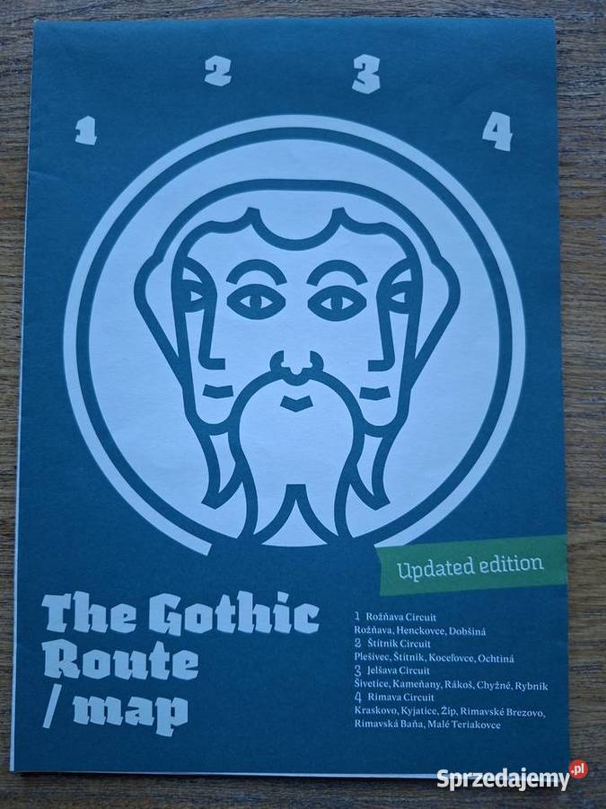 Słowacja The Gothic Route Map Kraków