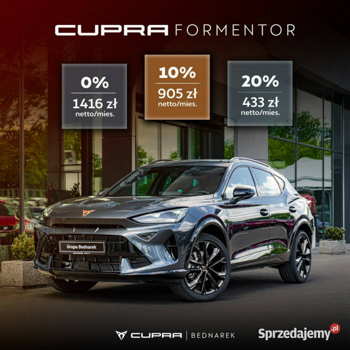 Cupra Formentor 15 TSI 150 Dostępny ręki Łódź sprzedam