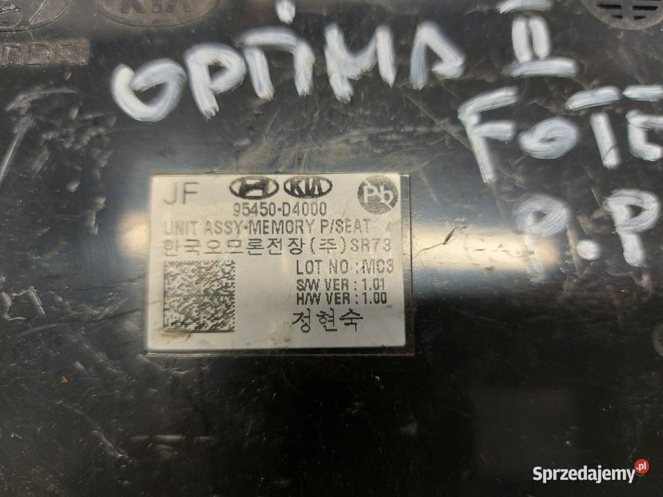 KIA OPTIMA IV 17 CRDI 2018 Moduł sterownik