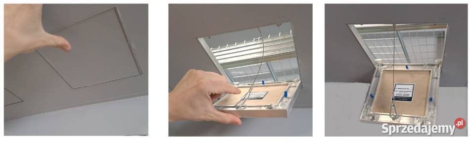 Klapa rewizyjna ze ściąganą płytą GK Rewizja Budowa dolnośląskie Wrocław