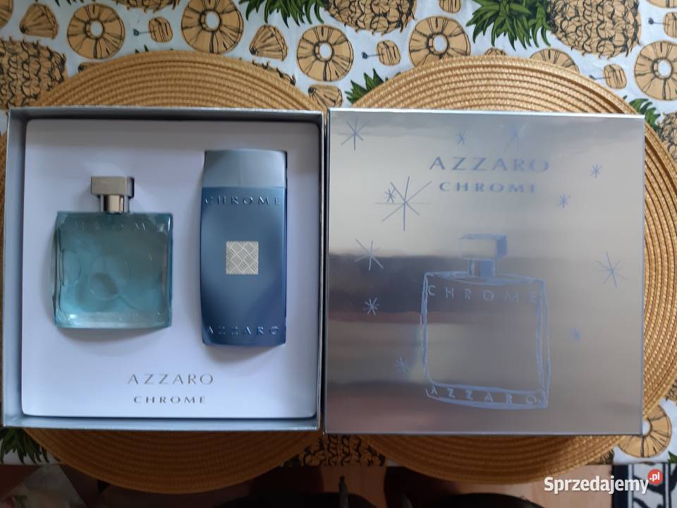 Azzaro Chrome perfumy 100ml szamponźle 200ml 100
