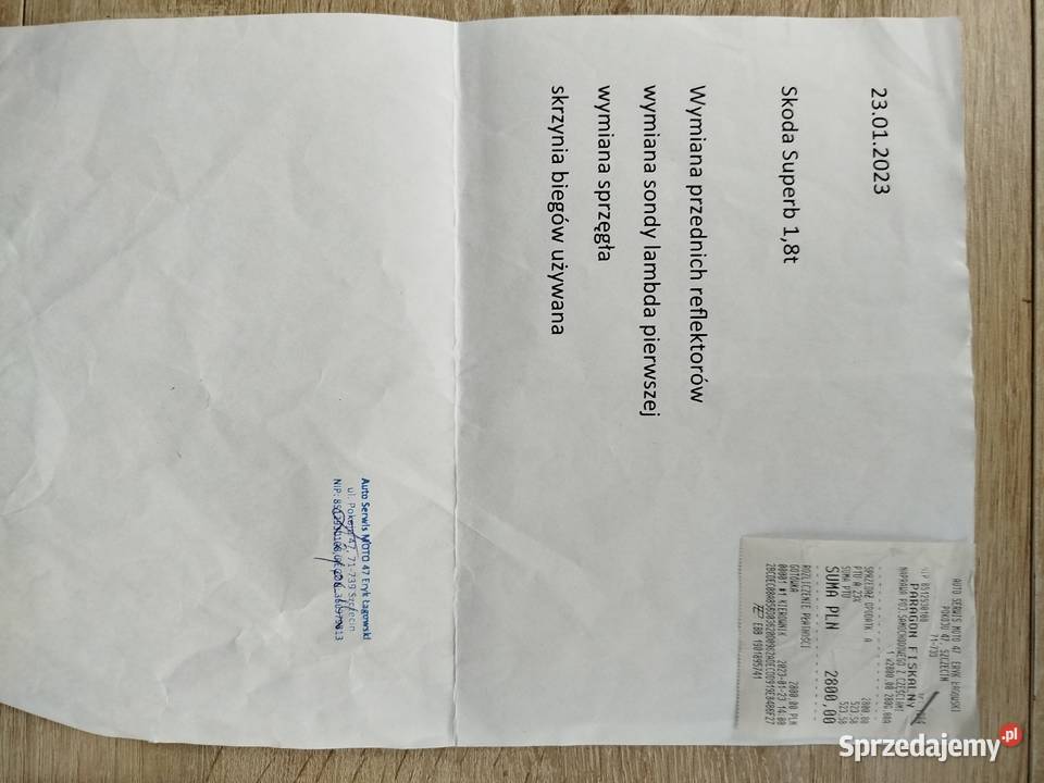 Skoda superb 18 turbo immobilizer Szczecin sprzedam