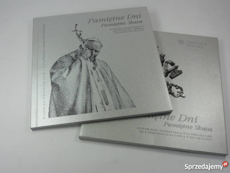 Jan Paweł II Papież Moneta Medal ZŁOTO Banknot Sosnowiec