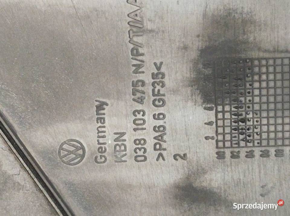 POKRYWA ZAWORÓW 038103475NP 19 TDI VW Volkswagen świętokrzyskie sprzedam