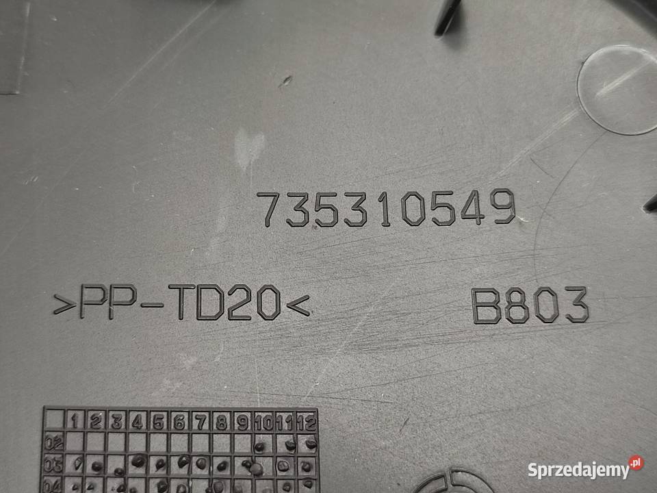 ZAŚLEPKA PRAWA TYLNEJ KLAPY FIAT STILO 20012007 sprzedam