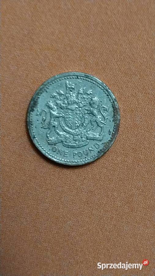 Moneta 1 funt 1983r Numizmatyka Golub-Dobrzyń