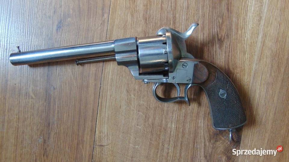 Wyjątkowy duży rewolwer Lefaucheux M 1854 Cieszyn