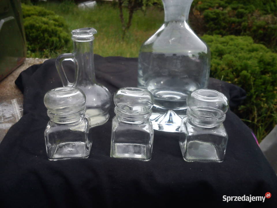 Stare szklane naczynia Aleksandrów Łódzki sprzedam