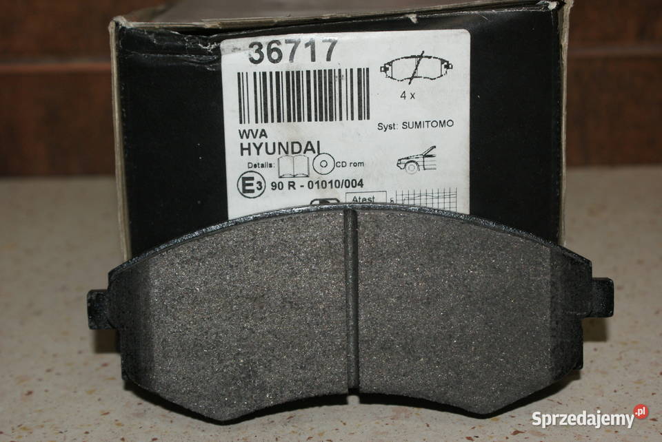 36717 ABS KLOCKI HAMULC HYUNDAI ELANTRA 00 Z Białobrzegi