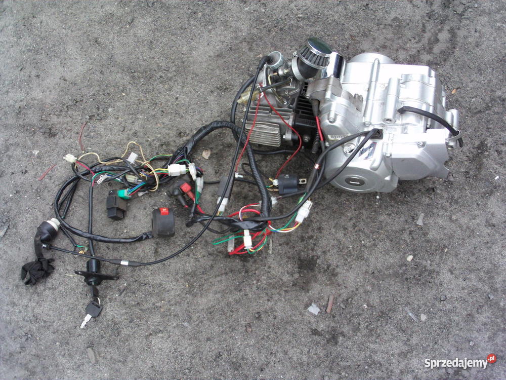 Silnik ATV 110 1 bieg wsteczny Klucze