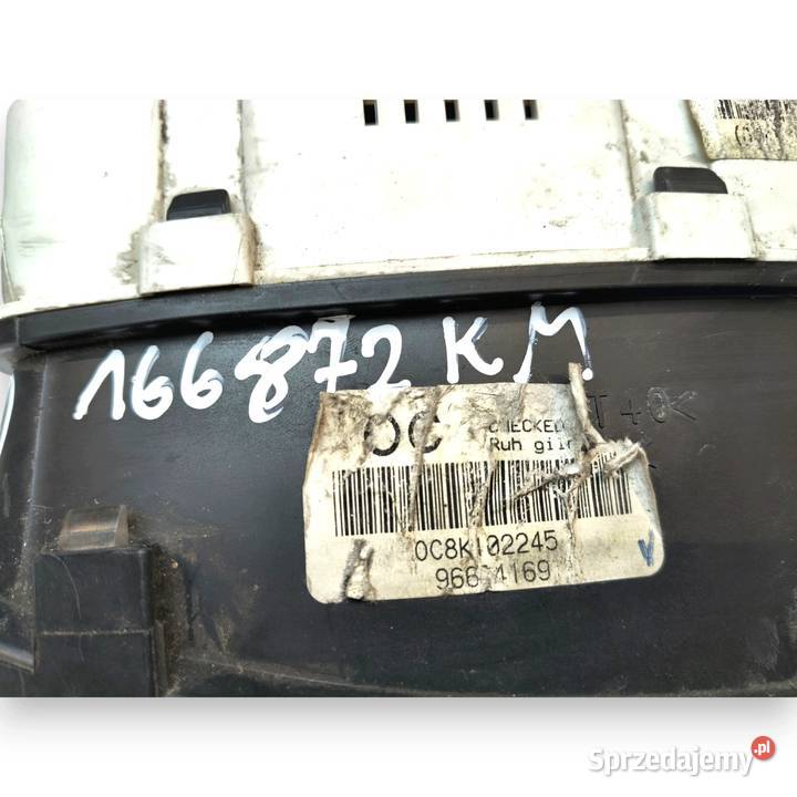 LICZNIK ZEGARY 96664169 Chevrolet Matiz 08 10 8V Chełm