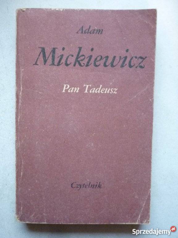 PAN TADEUSZ ADAM MICKIEWICZ Białystok sprzedam