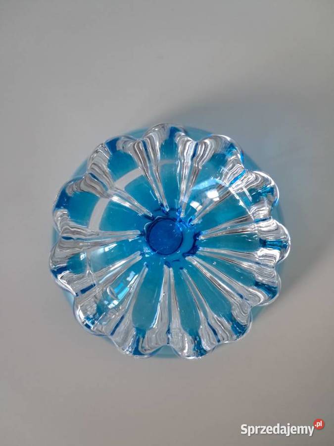szwedzka patera deserowa Aseda Glasbruk vintage Kraków