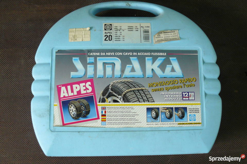 Lancuchy sniegowe Simaka Alpes 20 Koła i felgi Iława