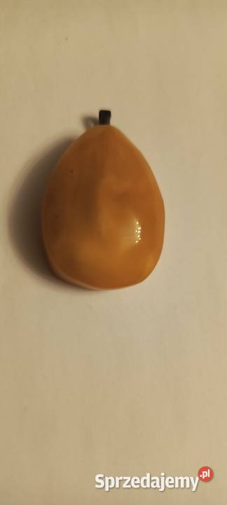 Wisiorek Bursztyn zawieszka vintage Rękodzieło Białystok