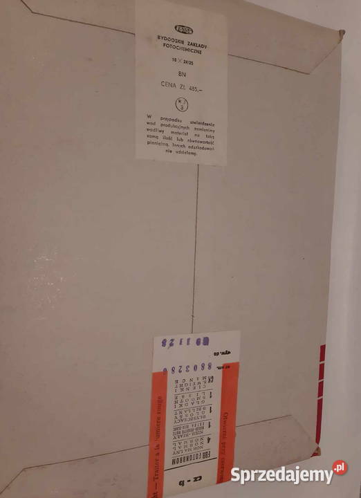 PAPIER FOTOGRAFICZNY 18x24 pamiątki PRL Łódź sprzedam