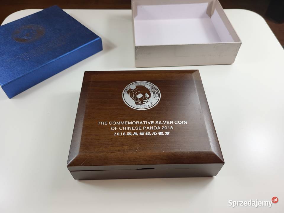 Srebrna Moneta Chinese Panda 2018 1 Numizmatyka sprzedam