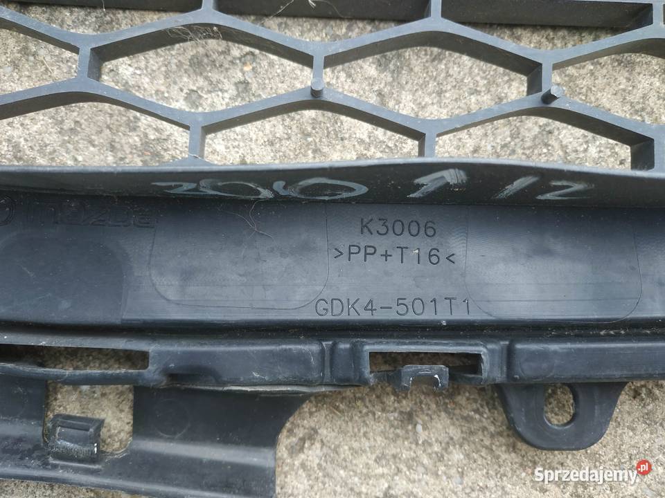 MAZDA 6 II GH LIFT KRATKA ZDERZAKA PRZÓD Byków