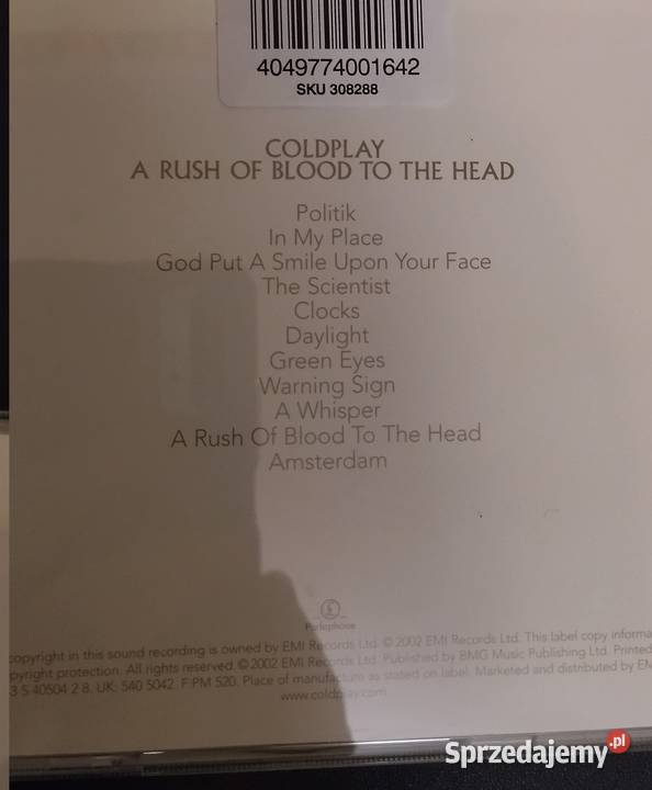 Coldplay 2 CD Gdynia