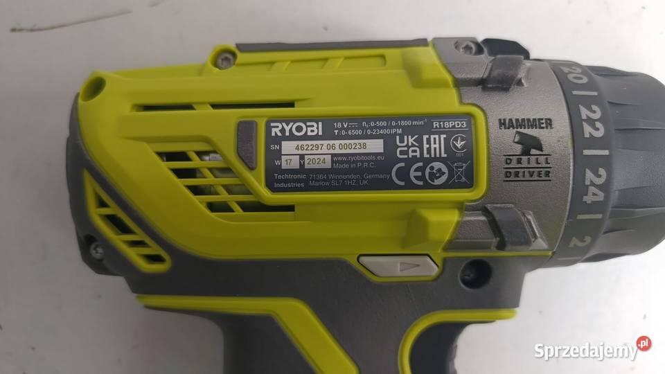 Wiertarkowkrętarka udarowa RYOBI Katowice