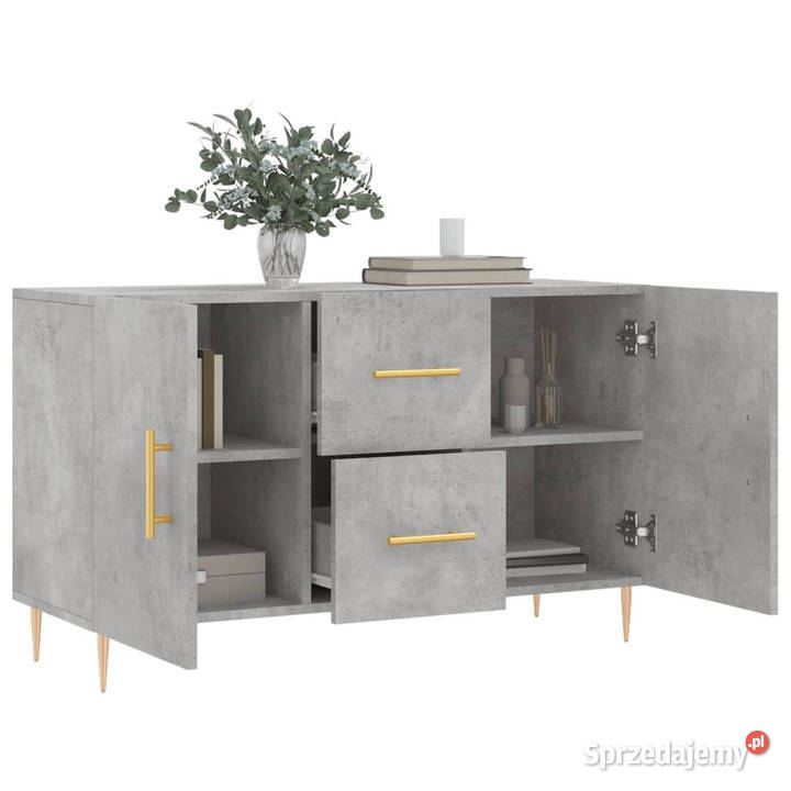 Komoda szarość betonu 100x36x60 materiał Warszawa sprzedam