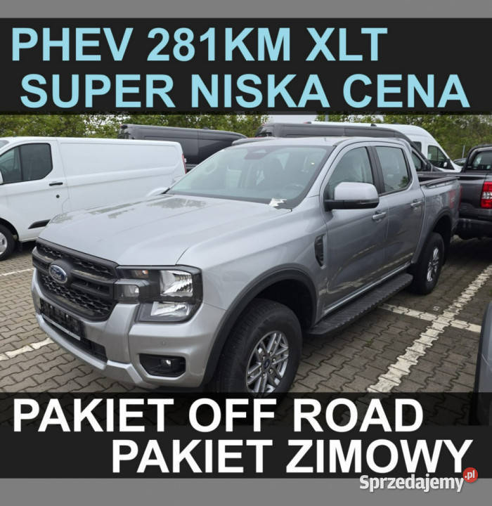 Ford Ranger 281 PHEVPlugin XLT Super Niska wielofunkcyjna kierownica Ford zachodniopomorskie Szczecinek