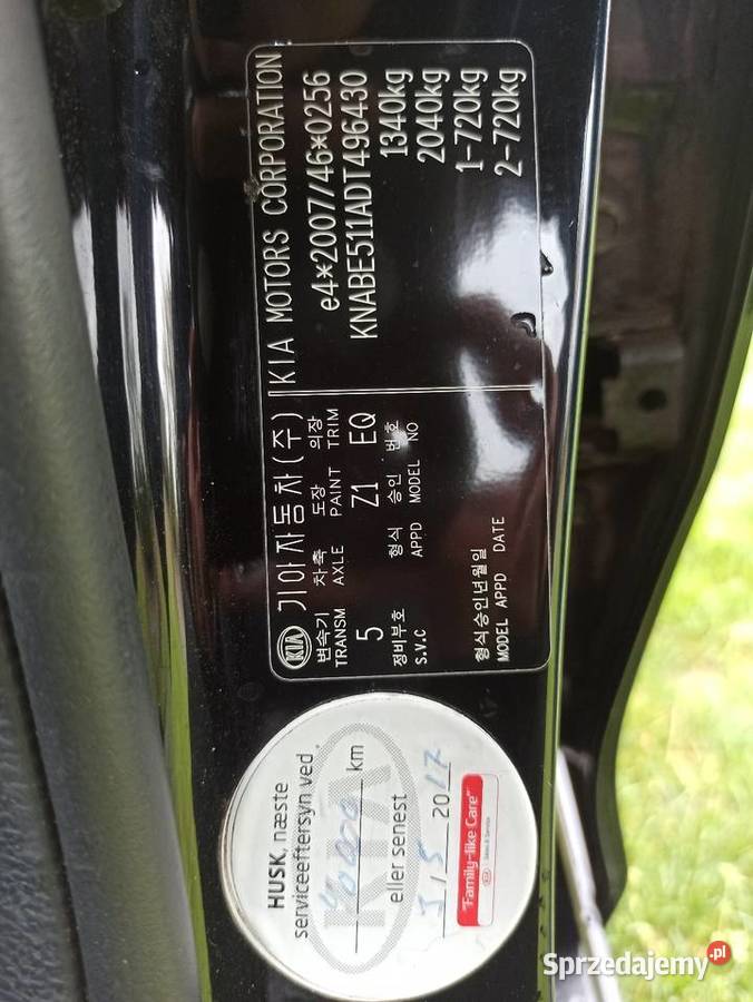 Kia Picanto 10 Kuleje