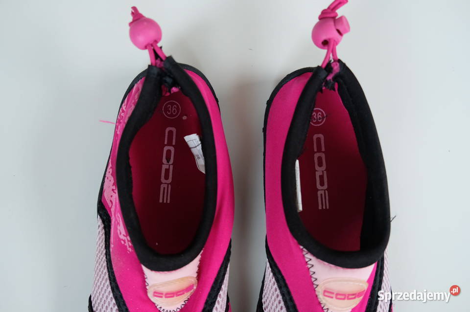 Różowe buty obuwie do pływania na plażę plażowe Toruń