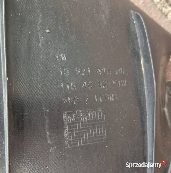 OPEL ASTRA J IV 4 nadkole prawy tył tylne