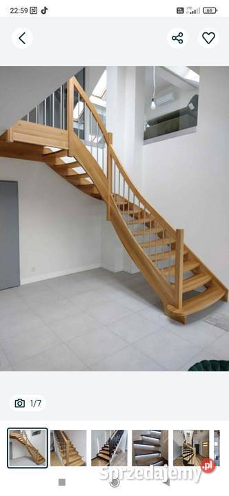 Schody drewniane różne Schody wewnętrzne Schody i balustrady pomorskie Słupsk