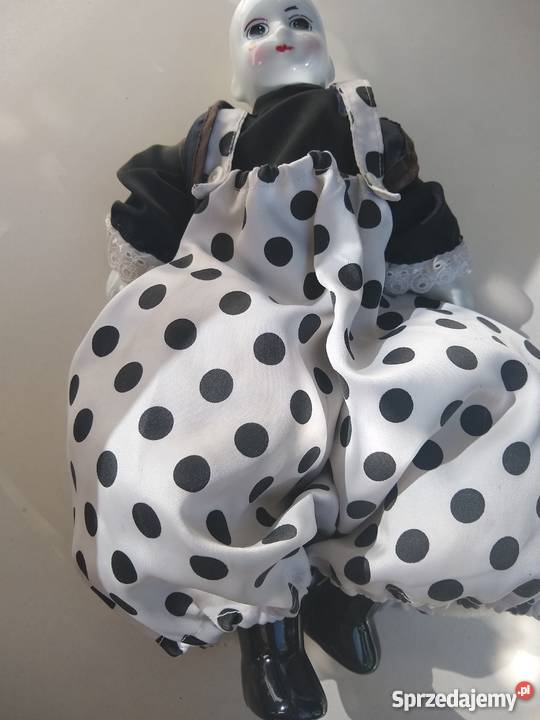 Porcelanowy pierrot wys 36 Miłobądz