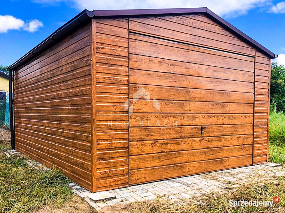 Garaż Blaszany 4x5m Brama Uchylna Drzwi Rynny Sprzedaż Radom sprzedam