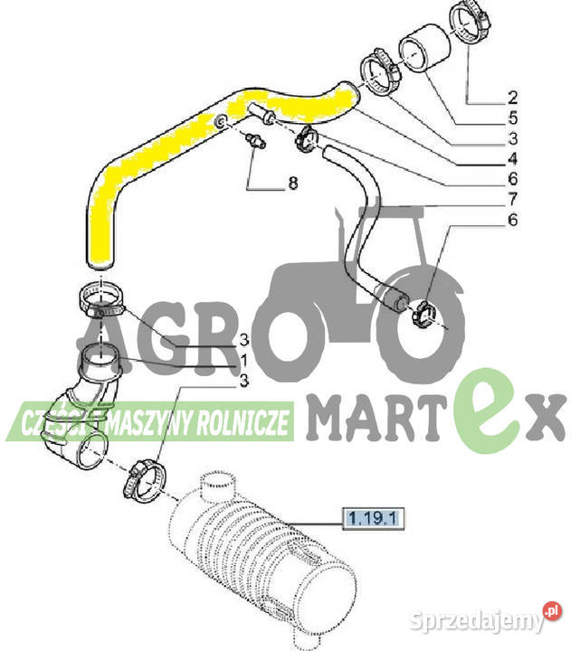 87677753 87603425 RURKA CNH Wichrów sprzedam