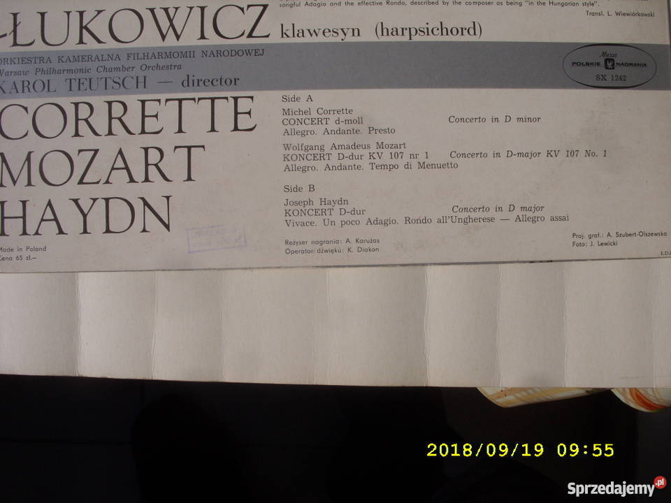 MOZART HAYDNCONCERTOS LP winyl Wołów sprzedam