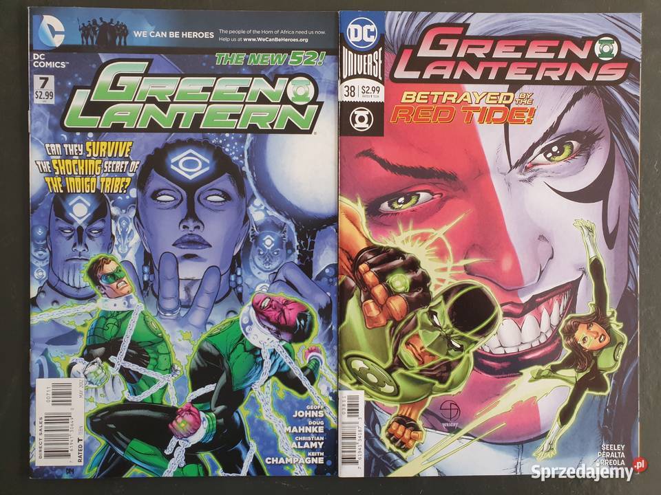 Green Lantern zestaw 13 oryginalnych komiksów DC Komiksy Gdynia sprzedam