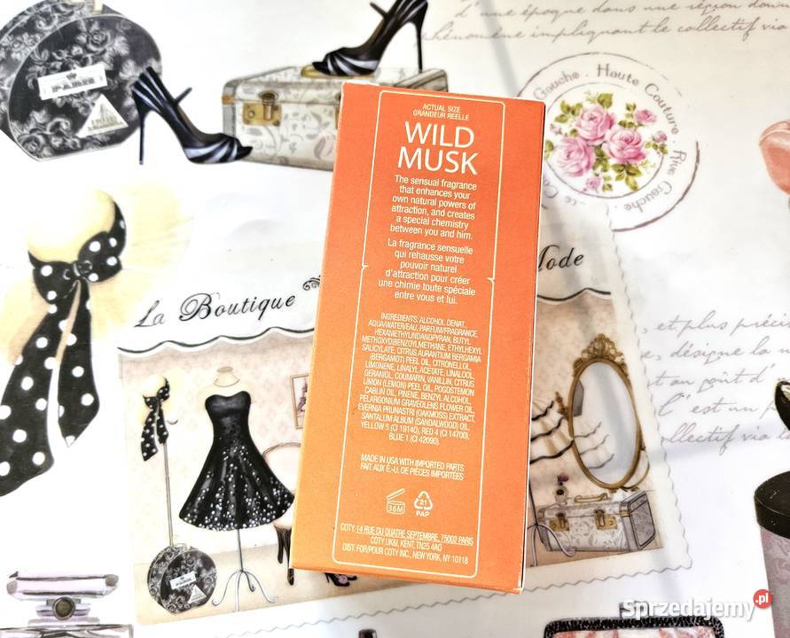 Coty Wild Musk Eau de Cologne 44 ml