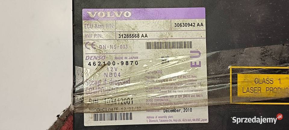 ODTWARZACZ DVD VOLVO V40 31285568 Lipno