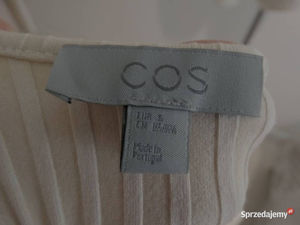 Bluzka Dzianinowa Prążkowana Modne Wiązanie Bluzki i koszule Łomża