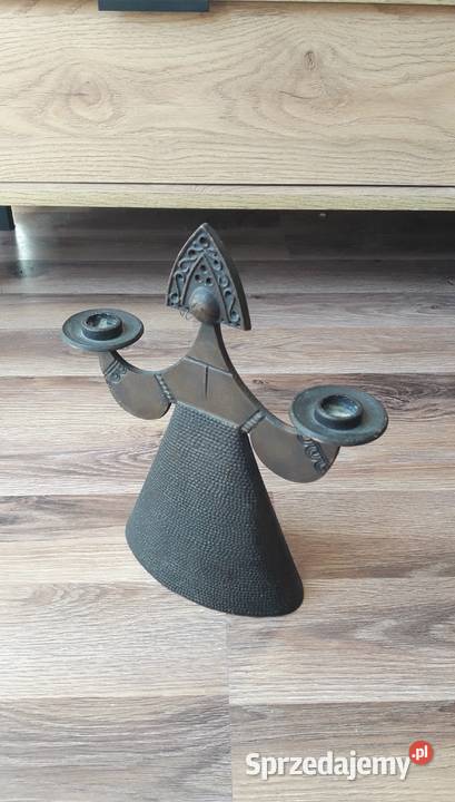 Świecznik kobieta orient daleki Wschód Rosja