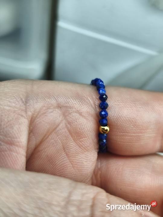 Zestaw biżuterii lapis Lazuli hematyt fasetkowy mazowieckie