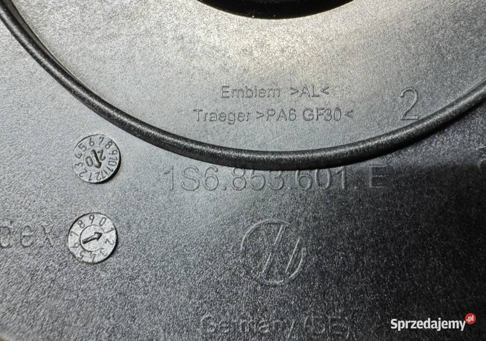 Logo znaczek emblemat grilla Volkswagen up eup wielkopolskie Sieraków