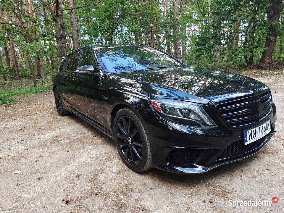 MercedesBenz Klasa S 63 AMG 4Matic welurowa tapicerka Warszawa sprzedam