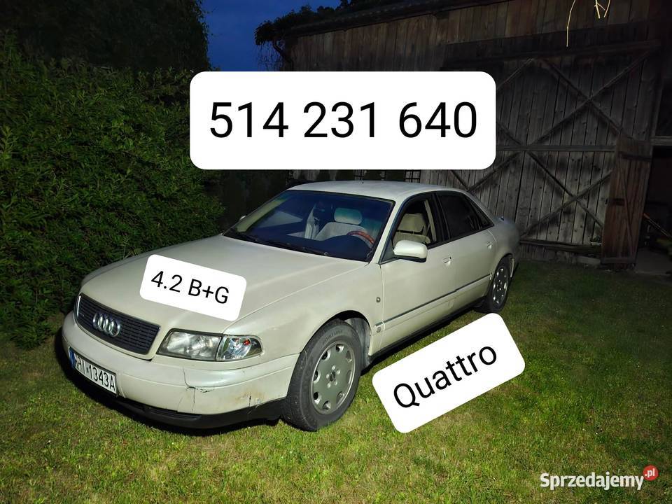 Audi A8 42 LPG QUATTRO Warszawa sprzedam